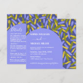 Farbenfrohe Abstrakte Einzigartigkeit Einladung (Vorne/Hinten)