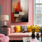 🎨 farbenfrohe Abstrakte Empowerment von Wörtern ✨ Poster