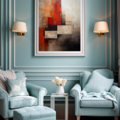 🎨 farbenfrohe Abstrakte Empowerment von Wörtern ✨ Poster