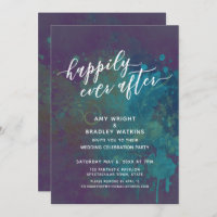 Farbenfrohe Abstrakte Ever nach dem Empfang