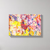 Farbenfrohe Abstrakte Expressionismus-Malerei Leinwanddruck (Vorderseite)