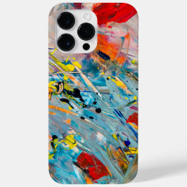 Farbenfrohe Abstrakte expressionistische iPhone-Fa Case-Mate iPhone 14 Pro Max Hülle