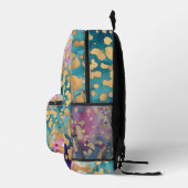 Farbenfrohe Abstrakte Farbe Spritzer Art (13) Bedruckter Rucksack (Rechts)