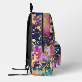 Farbenfrohe Abstrakte Farbe Spritzer Art (13) Bedruckter Rucksack (Links)