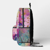 Farbenfrohe Abstrakte Farbe Spritzer Art (18) Bedruckter Rucksack (Rechts)