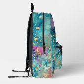 Farbenfrohe Abstrakte Farbe Spritzer Art (18) Bedruckter Rucksack (Links)
