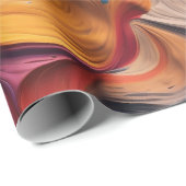 Farbenfrohe Abstrakte Farbe Spritzer Art (5) Geschenkpapier (Rolleneckpunkt)