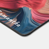 Farbenfrohe Abstrakte Farbe Spritzer Art (5) Schreibtischunterlage (Ecke)