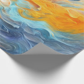 Farbenfrohe Abstrakte Farbe Spritzer Art (8) Geschenkpapier (Ecke)