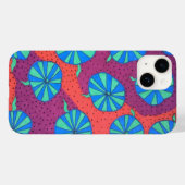 Farbenfrohe Abstrakte Formen iPhone Case (Rückseite (Horizontal))