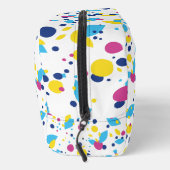 Farbenfrohe abstrakte Formen. Waschbeutel (Rechts)