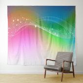 Farbenfrohe Abstrakte Foto-Hintergrund-Tapisserie Wandteppich (Beispiel (Horizontal))