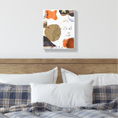 Farbenfrohe Abstrakte Frauenkirche Kunst, Dichtung Leinwanddruck (Insitu (Schlafzimmer))