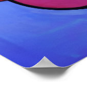 Farbenfrohe Abstrakte Gesichter Kubismus Poster (Ecke)