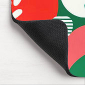 Farbenfrohe abstrakte Gestaltung Mousepad (Ecke)