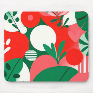 Farbenfrohe abstrakte Gestaltung Mousepad