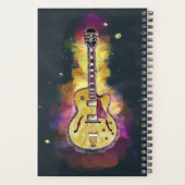 Farbenfrohe Abstrakte Gitarre Planer (Rückseite)