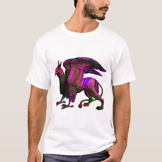 Farbenfrohe Abstrakte Griffin Infinity Active T - T-Shirt (Vorderseite)
