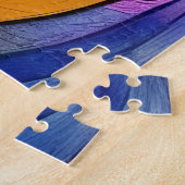Farbenfrohe Abstrakte Hübsche Girl Künstlerisch Puzzle (Seite)