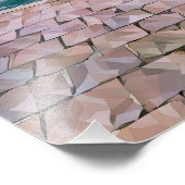 Farbenfrohe Abstrakte Illustration der Stadtszene Fotodruck (Ecke)