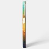 Farbenfrohe abstrakte Kerzenhalter-Diagramm Samsung Galaxy Hülle (Linke Seite)