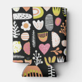 Farbenfrohe abstrakte Kinder nahtlos. Dosenkühler (Rückseite)