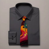 Farbenfrohe Abstrakte Krawatte