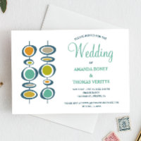 Farbenfrohe Abstrakte Kreise Mitte des Jahrhundert