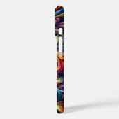 Farbenfrohe Abstrakte Kunst Case-Mate iPhone Hülle (Rückseite / Links)