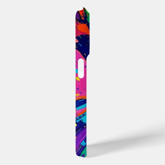 Farbenfrohe Abstrakte Kunst Case-Mate iPhone Hülle (Rückseite / Rechts)