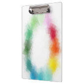 Farbenfrohe Abstrakte Kunst Custom Moderne Moderne Klemmbrett (Links)