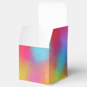 Farbenfrohe Abstrakte Kunst Elegante Moderne Vorla Geschenkschachtel (Geöffnet)