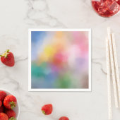 Farbenfrohe Abstrakte Kunst Elegante Moderne Vorla Serviette (Beispiel)