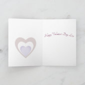 Farbenfrohe Abstrakte Kunst Feiertagskarte (Innenseite)