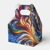 Farbenfrohe Abstrakte Kunst Geschenkschachtel (Rückseite)