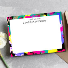 Farbenfrohe Abstrakte Kunst Personalisiert Station