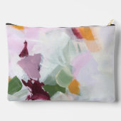 Farbenfrohe Abstrakte Kunst Personalisiertes Gesch Zubehörtasche (Rückseite)