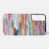 Farbenfrohe Abstrakte Kunst Pinakothek Züst Samsung Galaxy Hülle (Rückseite (Horizontal))