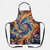 Farbenfrohe Abstrakte Kunst Schürze (Vorderseite)
