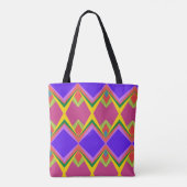 Farbenfrohe abstrakte Kunst Tasche (Rückseite)