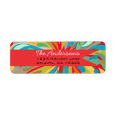 Farbenfrohe Abstrakte Kunst Unerwarteter Farbkombo (Vorne)