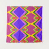 Farbenfrohe abstrakte Kunst Wandteppich (Vorderseite (Horizontal))