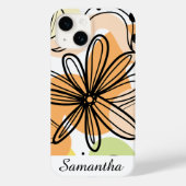 Farbenfrohe Abstrakte Kunst Zeichnend Case-Mate iPhone Hülle (Rückseite)