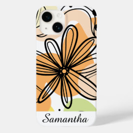 Farbenfrohe Abstrakte Kunst Zeichnend Case-Mate iPhone 14 Hülle