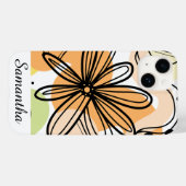 Farbenfrohe Abstrakte Kunst Zeichnend Case-Mate iPhone Hülle (Rückseite (Horizontal))