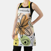 Farbenfrohe Abstrakte Kunst Zeichnend Schürze (InSitu)