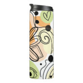 Farbenfrohe Abstrakte Kunst Zeichnend Thermosbecher (Nach rechts gedreht)