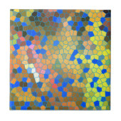 Farbenfrohe Abstrakte Kunstgalerie Fliese (Vorderseite)