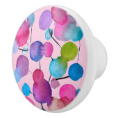 Farbenfrohe abstrakte Kunstgestaltung Keramikknauf (Rechts)