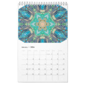 Farbenfrohe Abstrakte Kunstkalender jedes Jahr Kalender (Jan 2026)